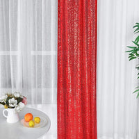 Toile de Fond Sequins Mariage, 60 x 240 ou 300 cm, coloris rouge