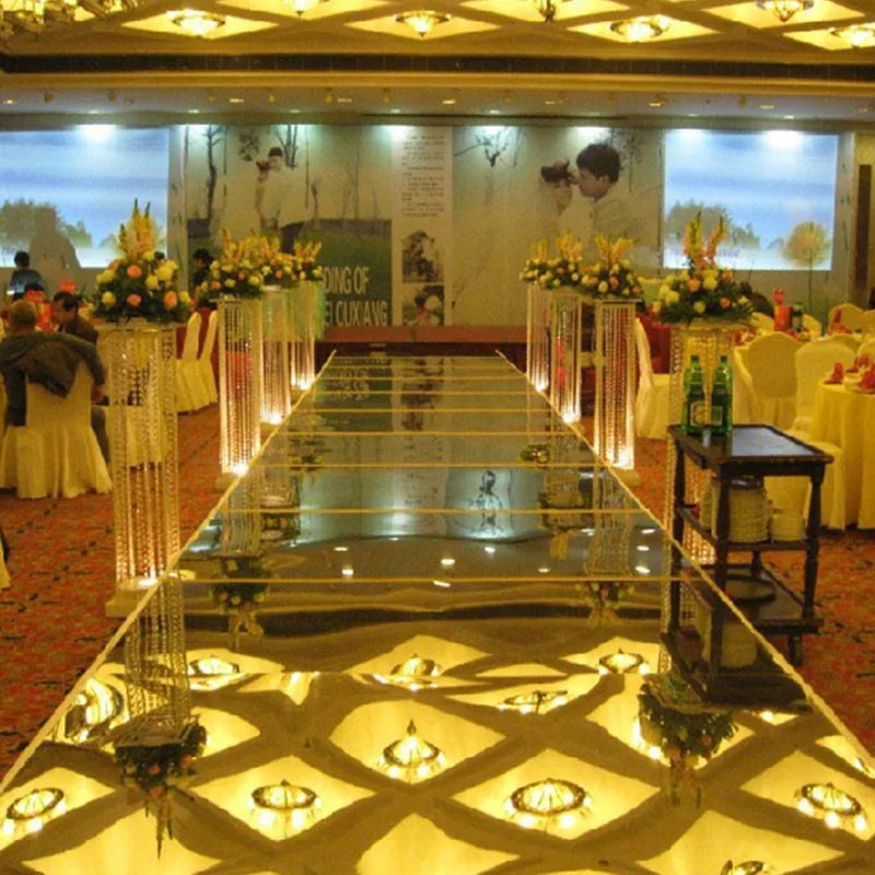 Tapis Miroir de Mariage pour Allée, coloris doré