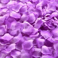 Pétales de Rose Artificielles Multicolores, coloris violet clair