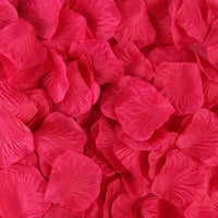 Pétales de Rose Artificielles Multicolores, coloris rouge carmin