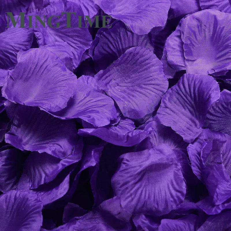 Pétales de Rose Artificiels en Tissu, coloris violet