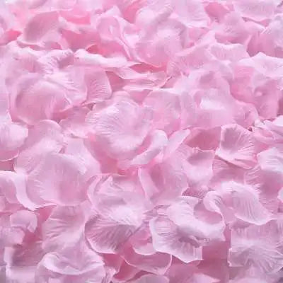 Pétales de Rose Artificielles Multicolores, coloris rose pâle