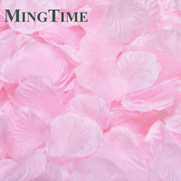Pétales de Rose Artificiels en Tissu, coloris rose pâle