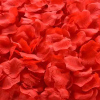Pétales de Rose Artificielles Multicolores, coloris rouge