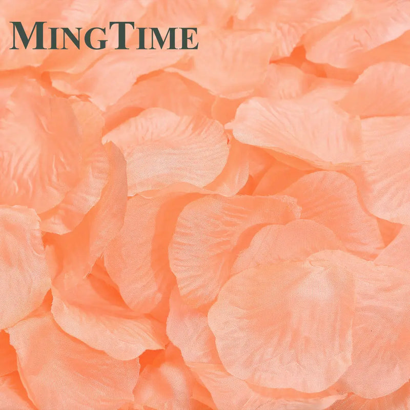 Pétales de Rose Artificiels en Tissu, coloris pêche