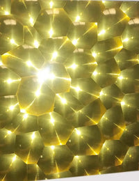Tapis Miroir de Mariage pour Allée, coloris doré effet laser