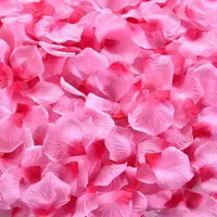 Pétales de Rose Artificielles Multicolores, coloris rose et rouge