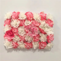Mur de Fleurs Artificielles, Lot de 6 Panneaux 40 × 30 cm, 8 Coloris