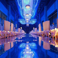 Tapis Miroir de Mariage pour Allée, coloris bleu