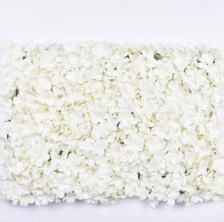 Mur de Fleurs Artificielles, Panneau Haute Densité 60 × 40 cm, 22 Coloris