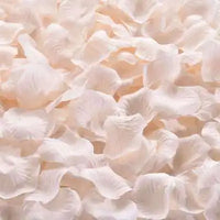 Pétales de Rose Artificielles Multicolores, coloris champagne