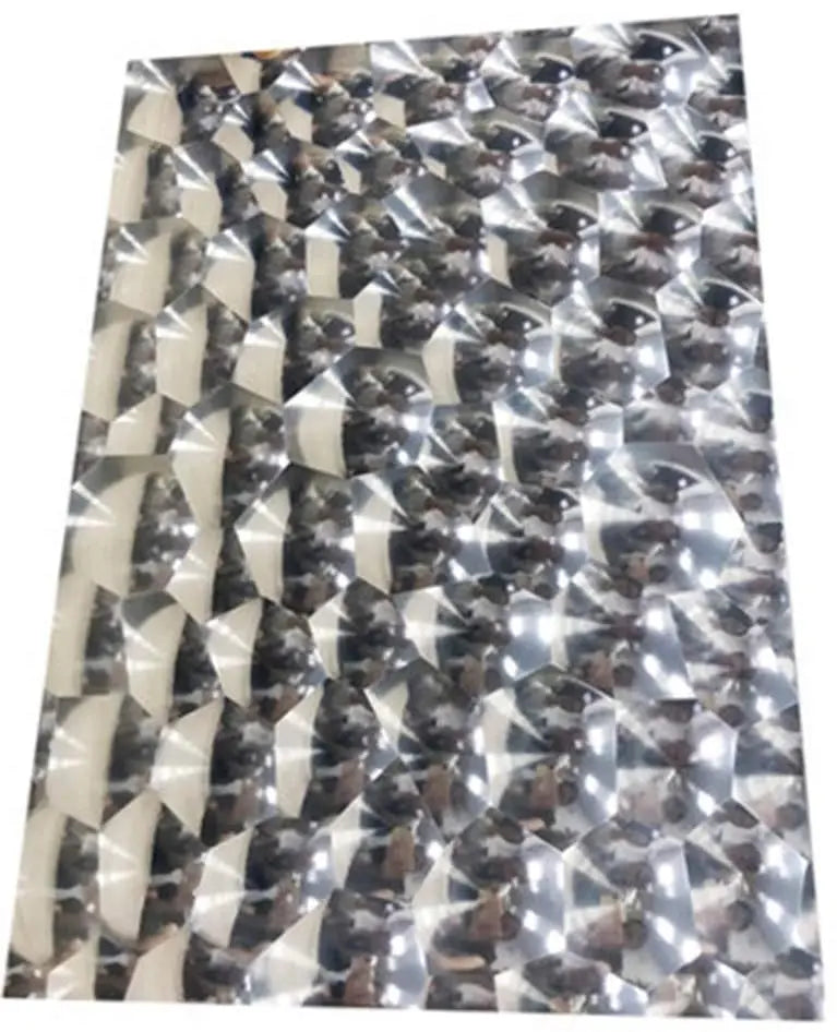 Tapis Miroir de Mariage pour Allée, coloris argenté effet laser