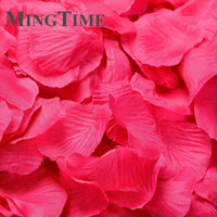 Pétales de Rose Artificiels en Tissu, coloris rose framboise