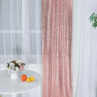 Toile de Fond Sequins Mariage, 60 x 240 ou 300 cm, coloris or rose