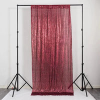 Toile de Fond Sequins Mariage, 60 x 240 ou 300 cm, coloris bordeaux