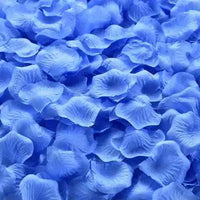Pétales de Rose Artificielles Multicolores, coloris bleu roi