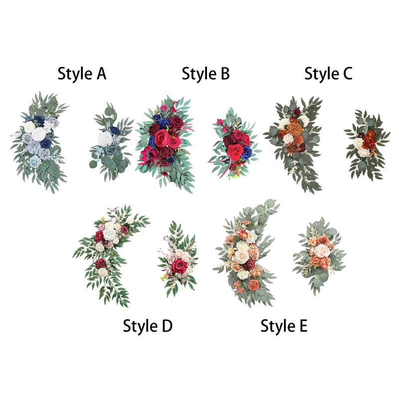 Paire de Compositions Florales pour Arche de Mariage, vue complémentaire 5