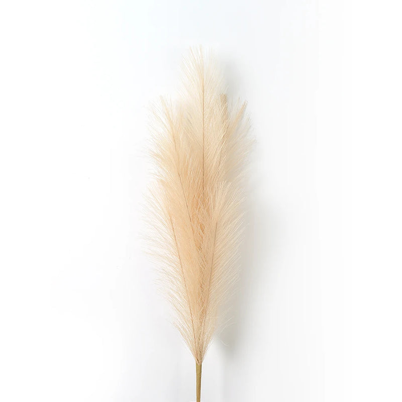 Pampa Artificielle Plumeau Souple, Tige de 90 ou 120 cm, 12 Coloris