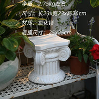 Colonne Romaine Décorative, Piédestal pour Fleurs de Mariage, 18 ou 26 cm