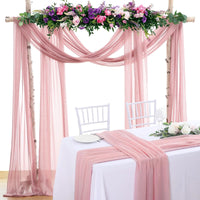 Voilage Chiffon pour Arche de Mariage, 75 cm de Large, vue complémentaire 5
