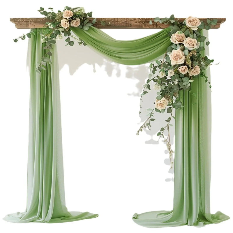 Voilage Mariage pour Arche et Porte en Polyester, vue complémentaire 6