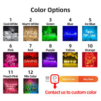 Néon « Leave a Message » pour Mariage, Cercle ou Manuscrit, 11 Couleurs, USB