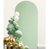 Housse de Panneau d'Arche de Mariage Extensible, coloris vert clair