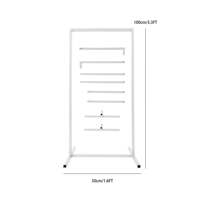 Arche de Mariage Rectangulaire en Métal, Blanche ou Dorée, blanc, hauteur 100 cm