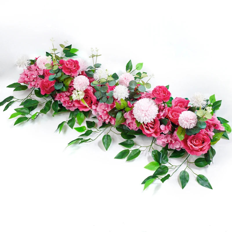 Fleurs pour Arche de Mariage, Guirlande de Roses 100 cm, vue complémentaire 2