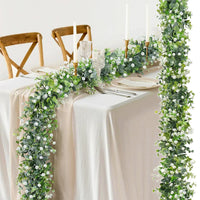 Guirlande d'Eucalyptus Artificielle 180 cm, Arche de Mariage, vue d'ensemble
