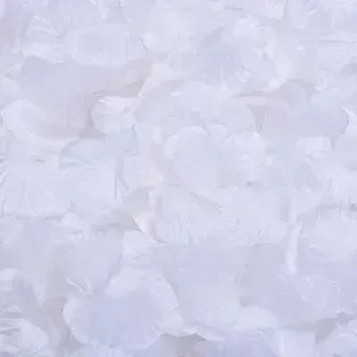 Pétales de Rose Artificiels, coloris blanc