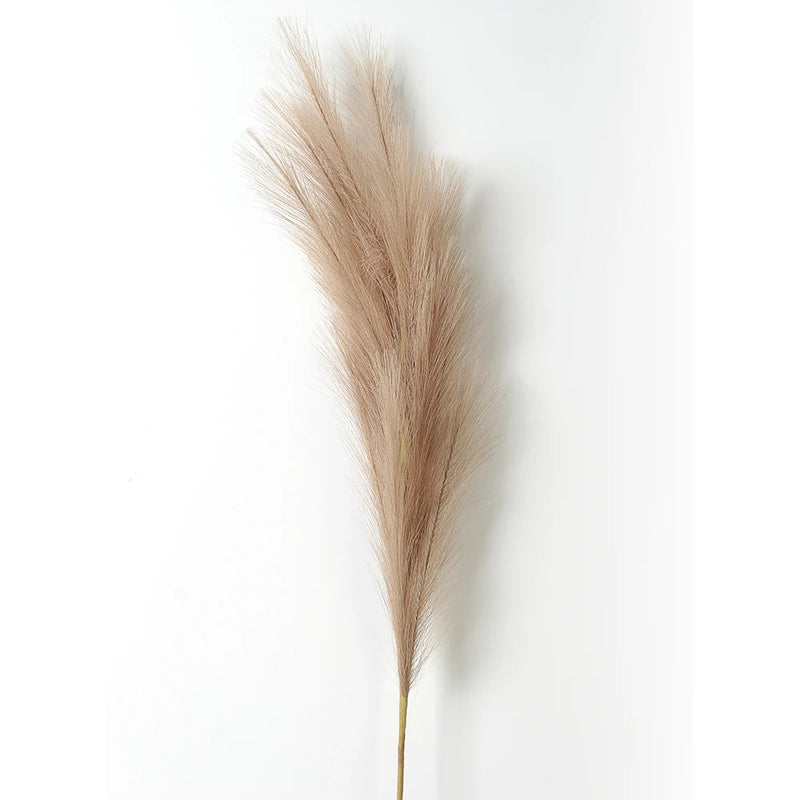 Pampa Artificielle Plumeau Souple, Tige de 90 ou 120 cm, 12 Coloris