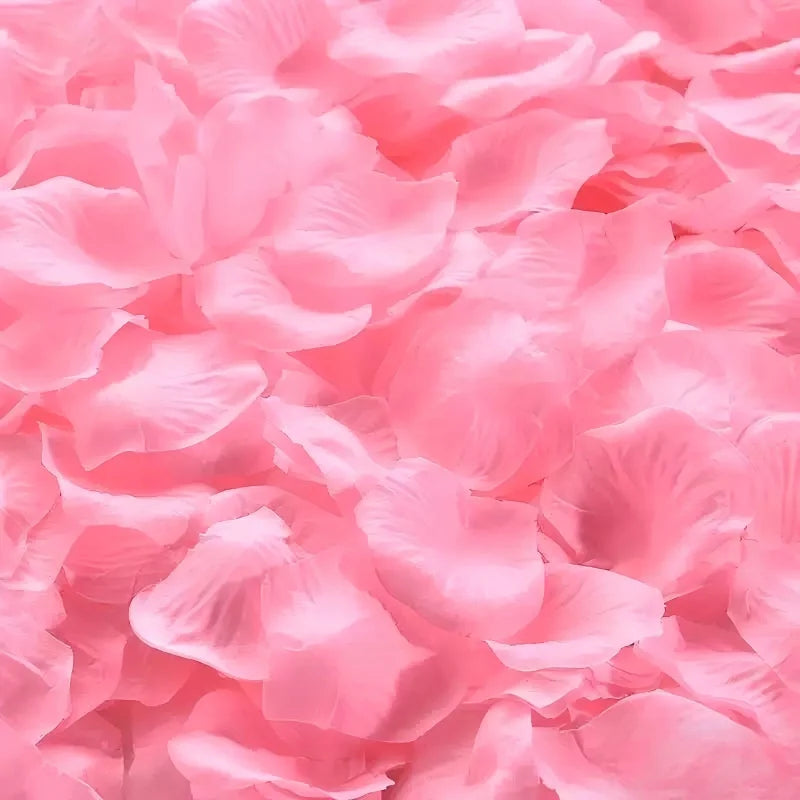 Pétales de Rose Artificielles de Mariage, 100 à 2000 Pétales, coloris rose