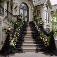 Voilage Noir pour Arche de Mariage, vue complémentaire 2