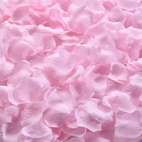 Pétales de Rose Artificielles de Mariage, 100 à 2000 Pétales, coloris rose pâle