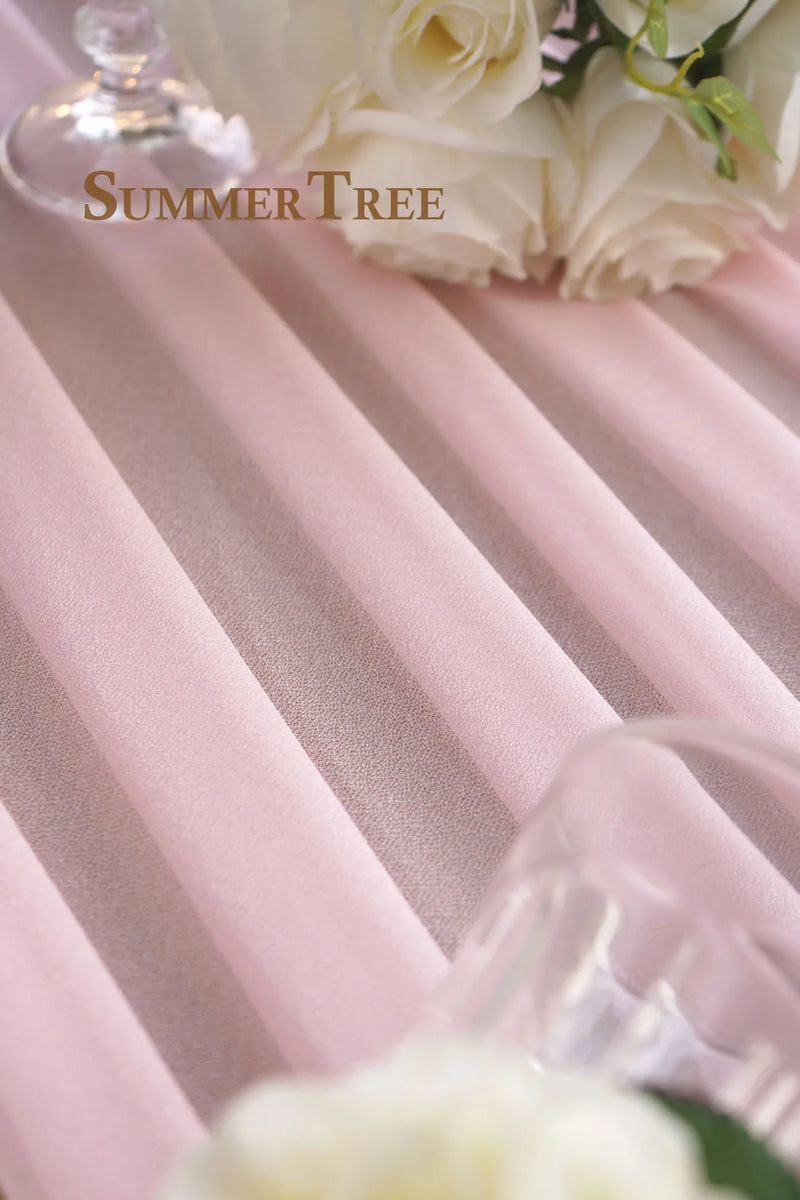 Voilage pour Arche de Mariage en 20 Coloris, coloris rose clair