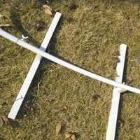 Arche de Mariage Ronde en Fer, Deux Pieds ou Base Rectangulaire, 100 à 250 cm