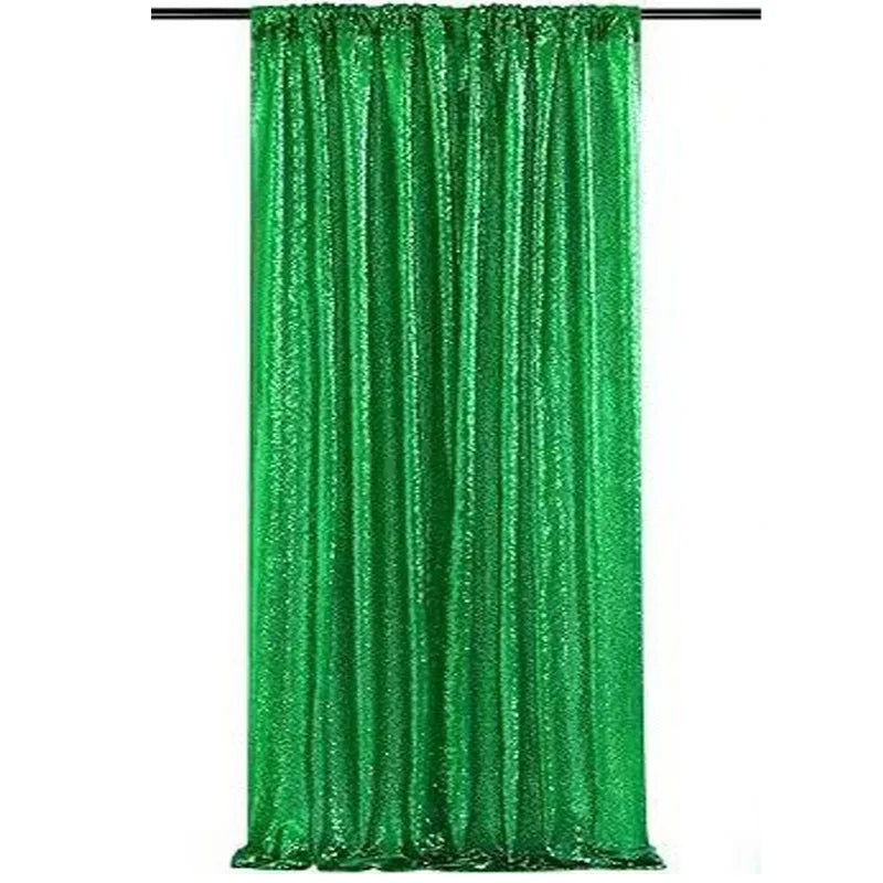 Toile de Fond Sequins Mariage, Panneau 60 × 240 cm, coloris vert