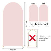 Housse d'Arche de Mariage Unie Double Face, 8 Coloris, 6 Tailles