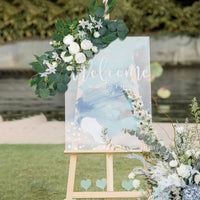 Arc Fleuri pour Arche de Mariage, Roses et Eucalyptus, vue complémentaire 3
