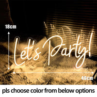Néon Mariage Mural, 10 Phrases dont « Better Together », 11 Couleurs