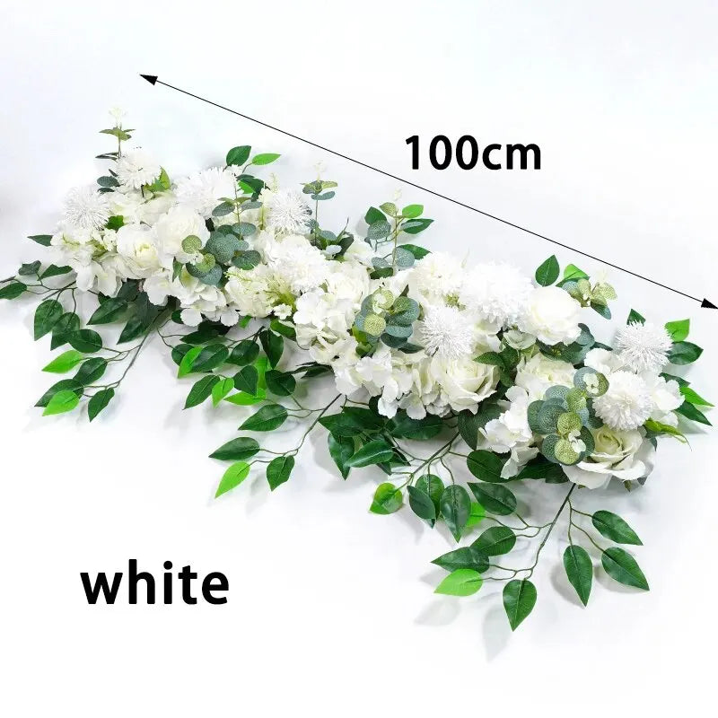 Fleurs pour Arche de Mariage, Guirlande de Roses 100 cm, vue complémentaire 5