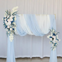 Compositions Florales et Voilages Bohèmes pour Arche de Mariage, 24 Articles à la Pièce