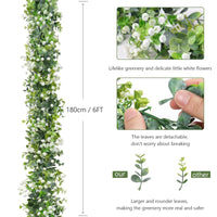 Guirlande d'Eucalyptus Artificielle 180 cm, Arche de Mariage, vue complémentaire 3