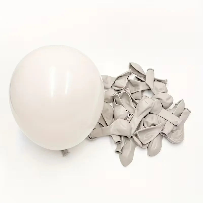 Kit Arche de Ballons Marron Chocolat et Blanc Sable, vue complémentaire 3