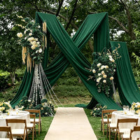 Drapé d'Arche de Mariage Sans Plis, 8 Coloris, 3 à 10 m de Long