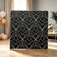 Fond de Photocall Double Face en Aluminium, 243 x 243 cm, 20 Motifs Recto Verso