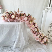 Fleurs pour Arche de Mariage, coloris vieux rose et pêche