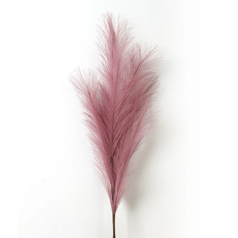 Pampa Artificielle Plumeau Souple, Tige de 90 ou 120 cm, 12 Coloris
