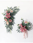 Fleurs pour Panneau de Bienvenue Mariage, Duo de Compositions, 4 Coloris